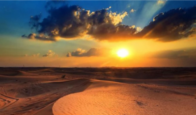 Morning desert safari Dubai with dune bashing and quad bikes