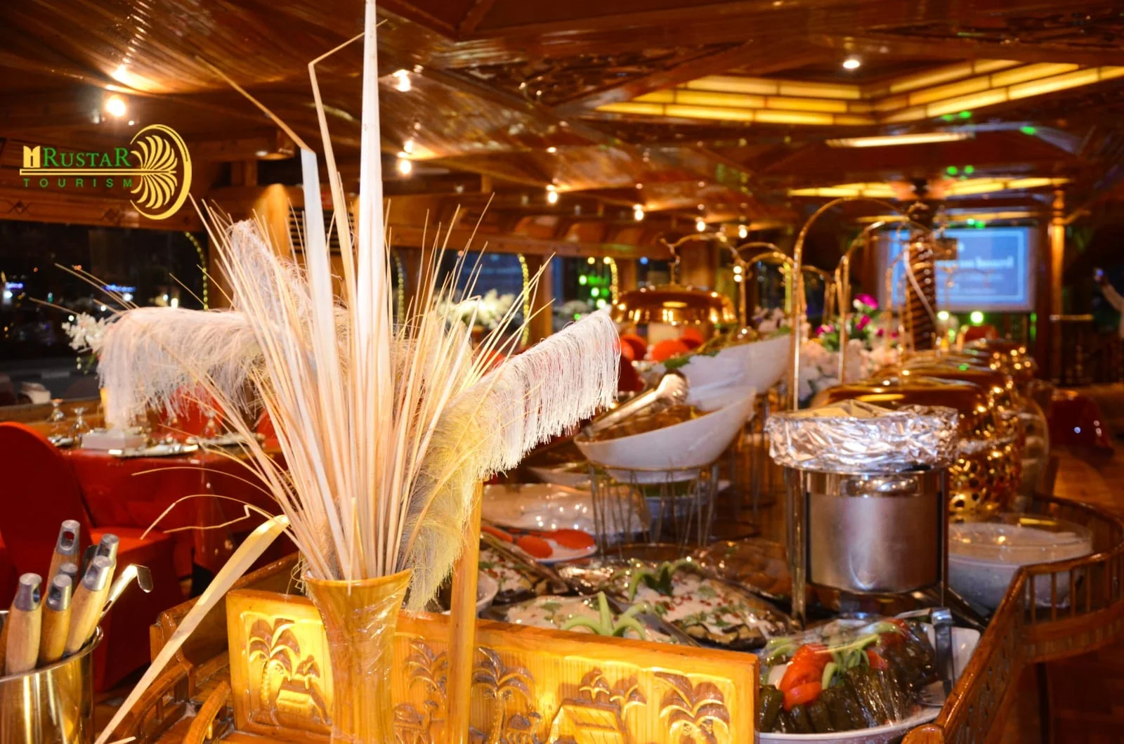 Deira Creek premium dhow cruise Dubai with elegant interiors and dining