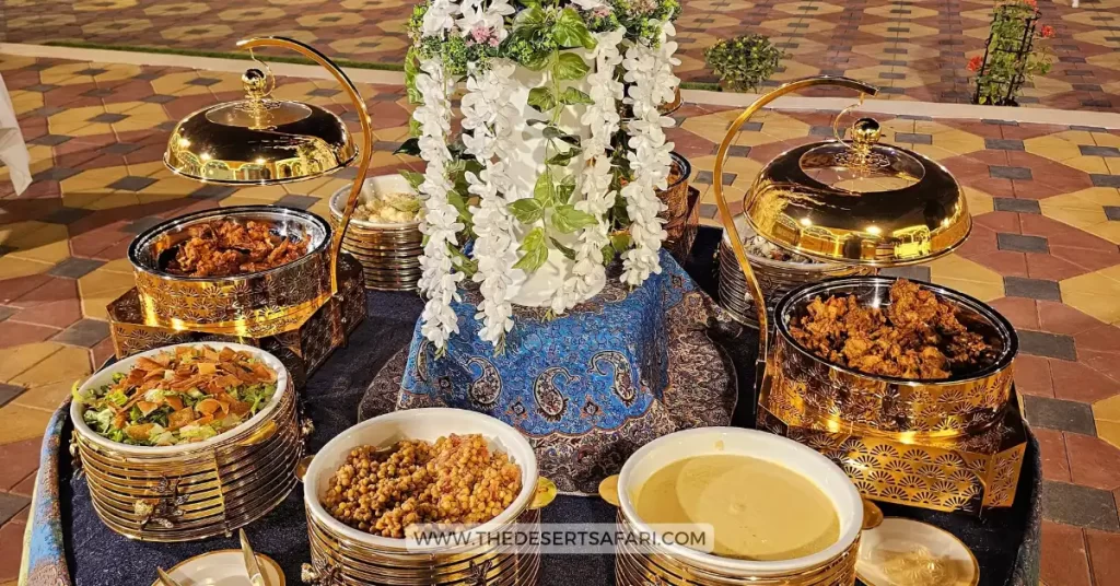 Desert safari Dubai with vegetarian dinner and live entertainment