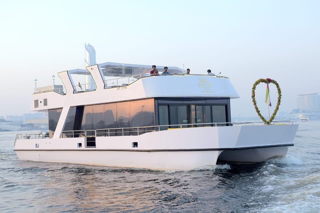 Eid cruise on Dubai Water Canal with festive buffet dinner and skyline views
