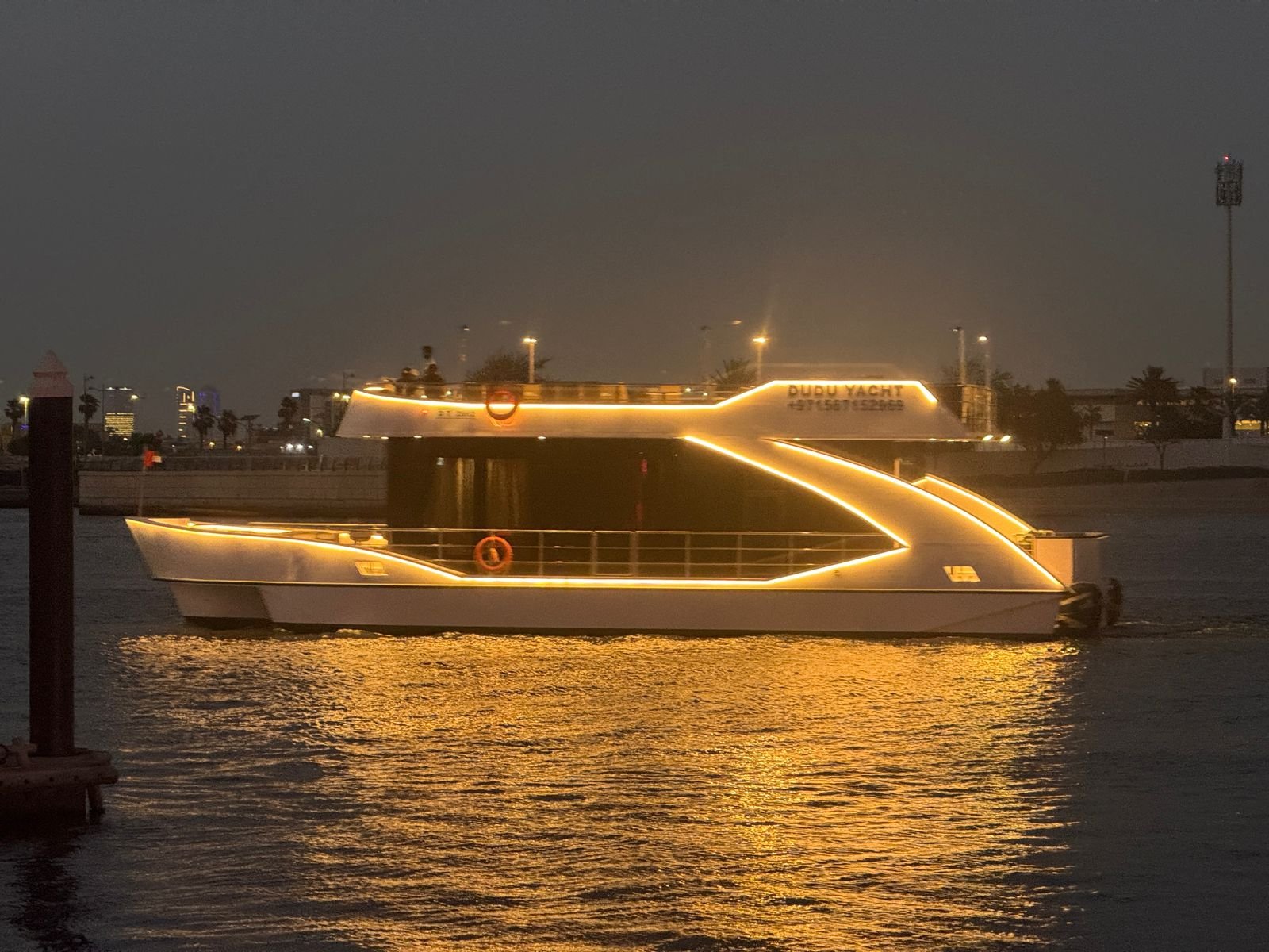 Valentines Day cruise on Dubai Water Canal with romantic dinner and skyline views